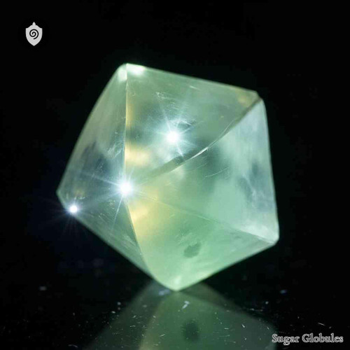 Terbium Fluoratum sugar spheres in spherical pellet format for structured energetic homeopathic (nonmedical) preparation presentation