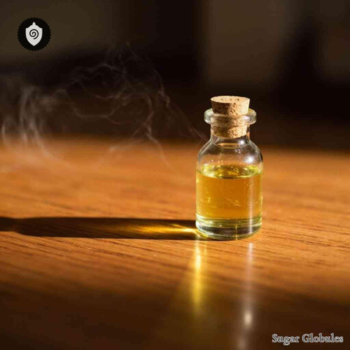 Terebinthinae Oleum sugar granules in precise orb format for energetic homeopathic (nonmedical) dry-form presentation