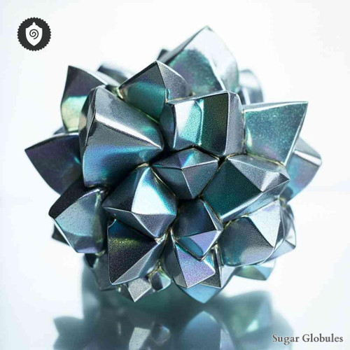 Thallium Muriaticum sugar spheres in orb format for energetic homeopathic (nonmedical) dry-form presentation