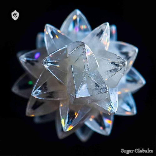 Thiaminum Hydrochloricum sugar spheres in compact orb format for energetic homeopathic (nonmedical) physical remedy presentation