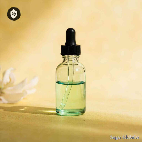 Thorium Bromatum sugar spheres arranged in orb format for energetic homeopathic (nonmedical) physical remedy presentation