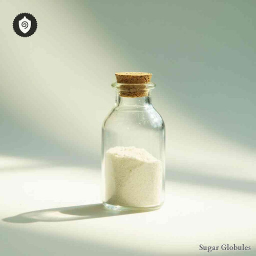 Topiramatum sugar granules in compact spherical form for energetic homeopathic (nonmedical) dry-formulation presentation