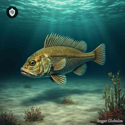 Trachinus Vipera sugar spheres in spherical granule form for energetic homeopathic (nonmedical) dry-form product presentation