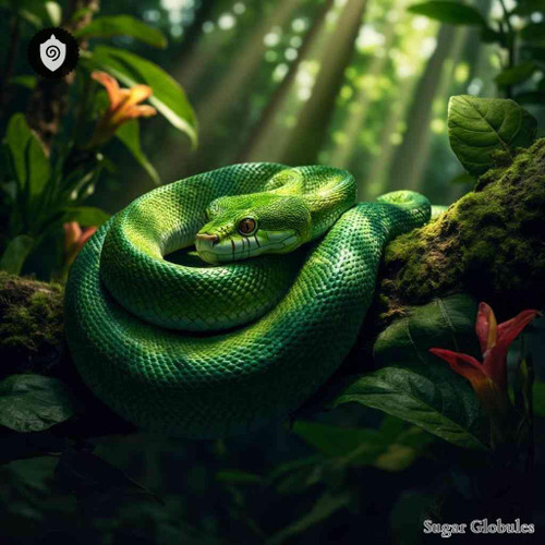 Trimeresurus Albolabris sugar spheres in orb format for precise energetic homeopathic (nonmedical) remedy presentation