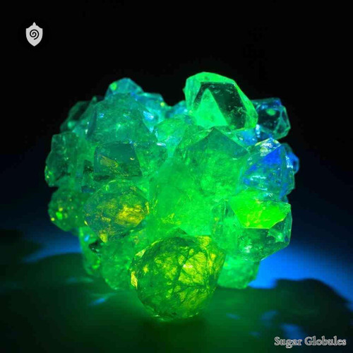 Uranium Fluoratum sugar spheres in precise pellet form for energetic homeopathic (nonmedical) dry-form presentation and storage