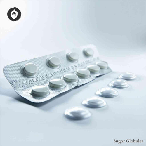 Valaciclovirum sugar spheres in compact orb form for energetic homeopathic (nonmedical) dry-form presentation and physical remedy use