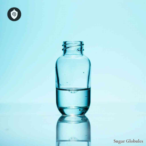 Vancomycinum sugar spheres in precise orb format for energetic homeopathic (nonmedical) product presentation and dry storage