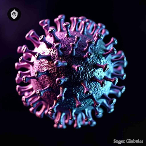 Varicellovirus sugar spheres in pellet format for energetic homeopathic (nonmedical) remedy storage and dry-dose presentation