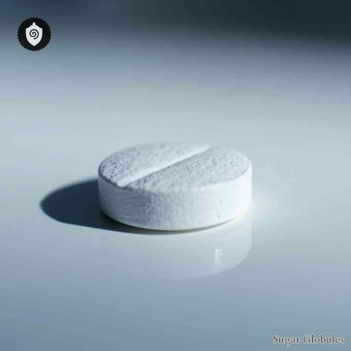 Verapamilum sugar granules in precise orb format for energetic homeopathic (nonmedical) dry-form presentation and storage