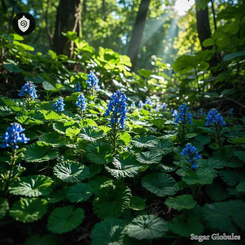 Veronica Beccabunga sugar granules in uniform orb format for energetic homeopathic (nonmedical) dry-form presentation