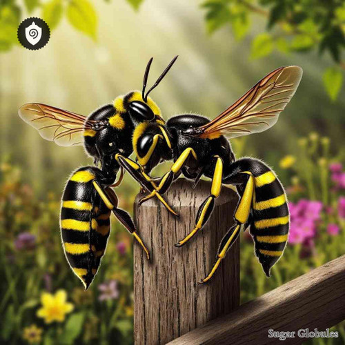 Vespula Vulgaris - Vespulae Regina sugar orbs in pellet form for energetic homeopathic (nonmedical) dry-form presentation