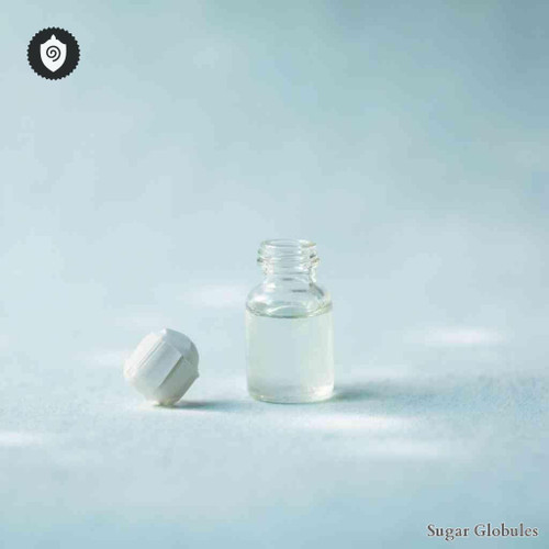 Xylometazolinum Hydrochloridum sugar orbs in spherical form for energetic homeopathic (nonmedical) dry-form presentation