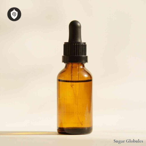 Yttrium Sulfuratum sugar spheres in consistent orb shape for energetic homeopathic (nonmedical) dry-form presentation