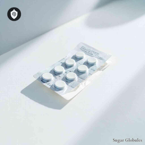 Zolmitriptanum sugar spheres in pellet form for energetic homeopathic (nonmedical) dry-form presentation and standardized distribution