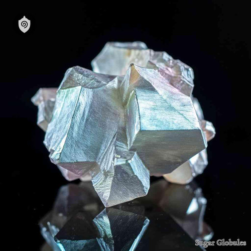 Antimony sugar spheres in uniform granule form for energetic homeopathic (nonmedical) dry presentation and physical product listings