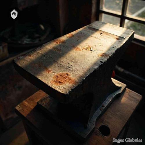 Iron sugar spheres in compact orb form for energetic homeopathic (nonmedical) dry storage and standardized pellet presentation