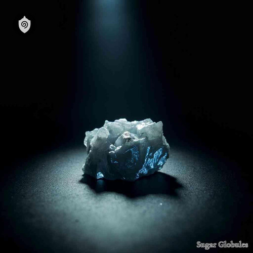 Thallium sugar spheres in precise orb format for energetic homeopathic (nonmedical) dry storage and physical remedy presentation