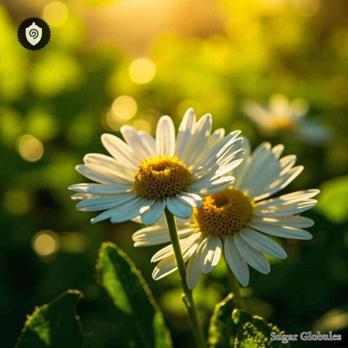 Chamomile (german) sugar spheres in uniform orb format for energetic homeopathic (nonmedical) dry-form presentation