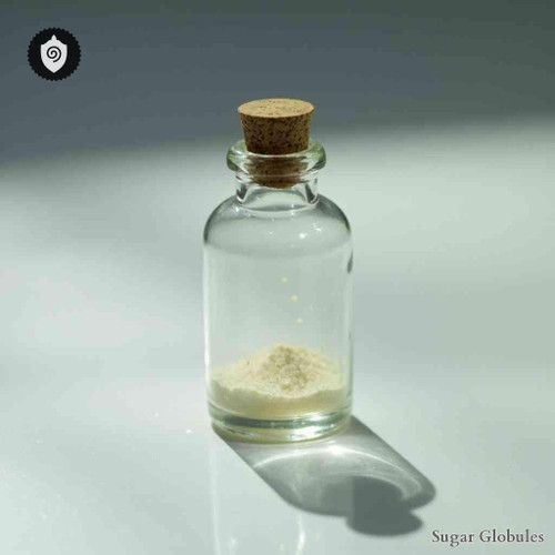 Koenigin Van Daenemark sugar granules in orb format for energetic homeopathic (nonmedical) dry-form presentation and storage