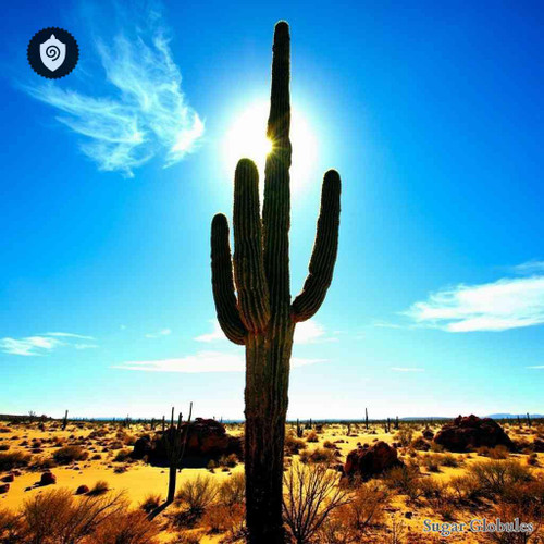 Saguaro sugar spheres in compact orb form, ideal for energetic homeopathic (nonmedical) dry-form presentation and storage