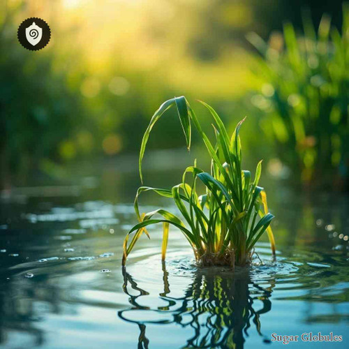 Sweet Flag sugar spheres in orb format, uniform size, for energetic homeopathic (nonmedical) dry-form presentation and storage