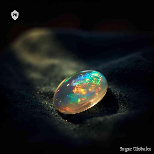 Opal sugar spheres in orb format, designed for energetic homeopathic (nonmedical) dry-form storage and uniform dosing presentation