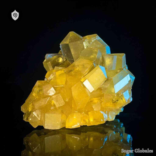 Scheelite sugar spheres in compact orb format for energetic homeopathic (nonmedical) physical preparation and dry-form presentation