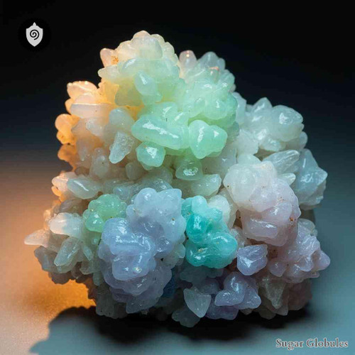 Smithsonite sugar spheres in pellet form for energetic homeopathic (nonmedical) dry-form presentation and uniform dosage distribution