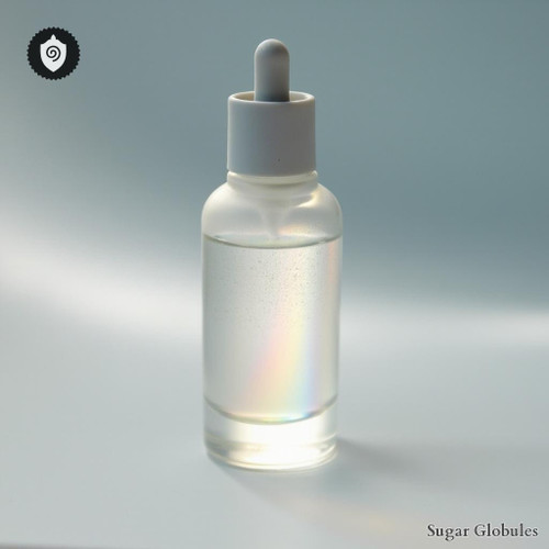 Graphene Oxide visualized as crystalline sweetness matrix with granulated orb signature.