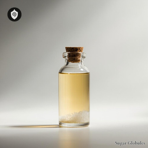 White Cherry visualized as sweet crystal orbs held in sugar-field modulation.