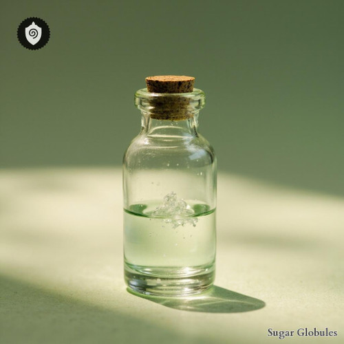 Labrador Tea visualized as crystallized sweet nodes via crystal-coated sweetness field.