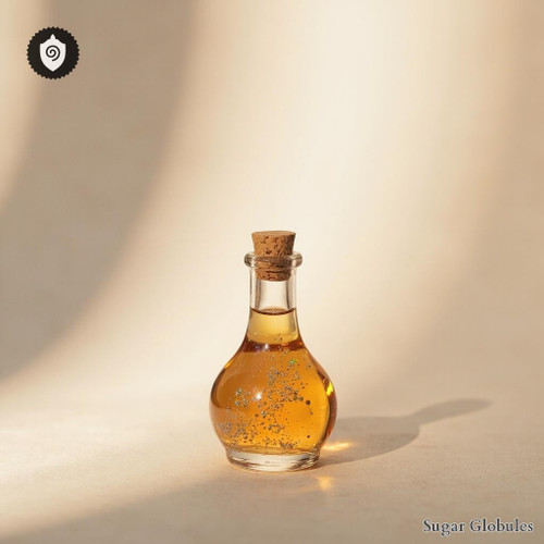 Paper Birch visualized as saccharine sphere patterns channeled through crystal droplets.