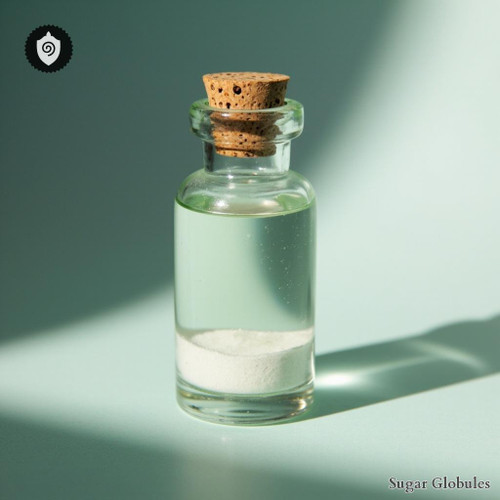 Emerald visualized as sweet sphere matrix glowing with sugar-infused light.