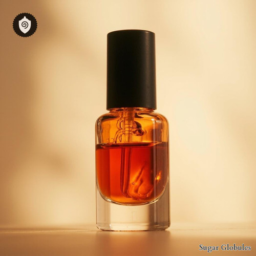 Leucite visualized as sweet crystal orbs held in sugar-field modulation.