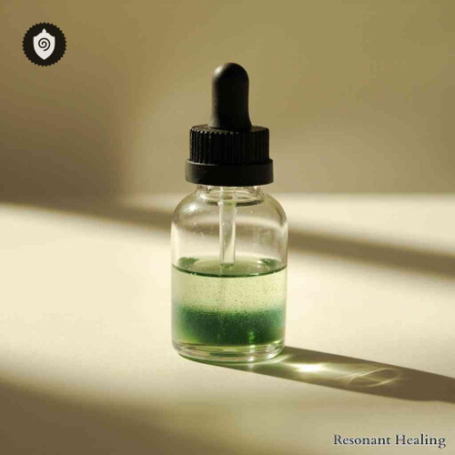 Benzyl Benzoatum - Calm Light Aura with resonant sound waves and chakra vibration tuning for aura balance