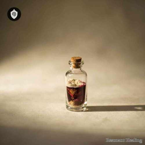 Geranium Phaeum - Vibration Tone Flow with resonant sound waves and chakra energy alignment