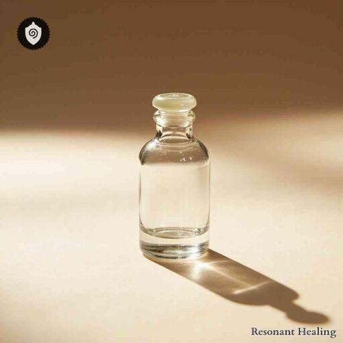 Moldavite - Peace Tone Calm with resonant sound waves for aura balance and vibrational frequency tuning