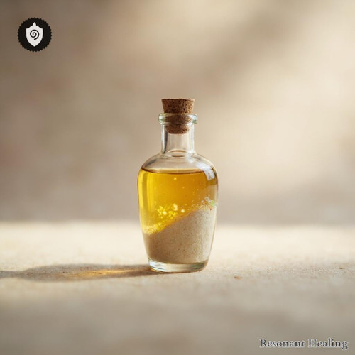 Salix Alba - White Willow visualized as soul healing in rhythm-focused calm zones.