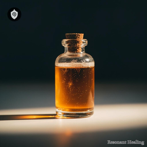 Cat Tail Pollen visualized as energy light mind rooted in tonal balance layers.