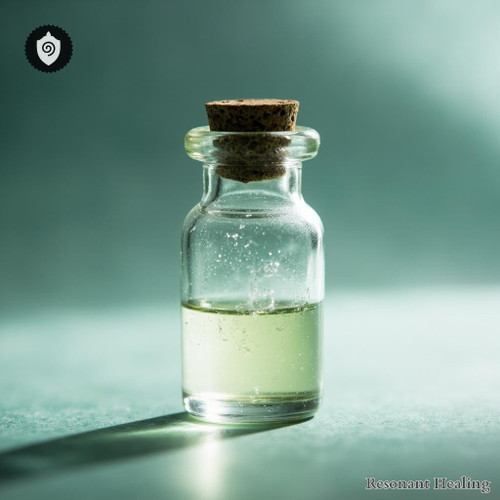 Green Bog Orchid visualized as awakening tuning echo within harmonic inner spheres.