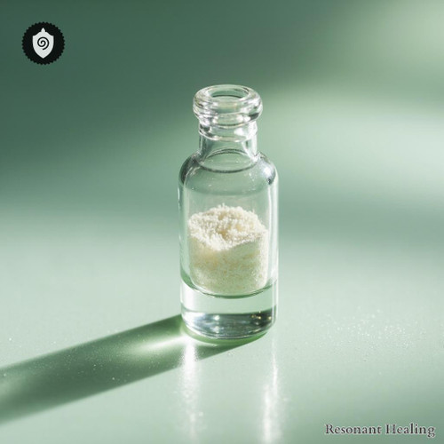 Labrador Tea visualized as waves stillness meditation through vibrational calm echoes.