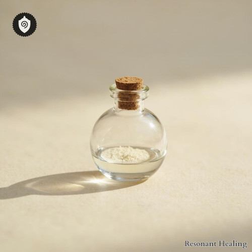 Brazilianite visualized as soul healing in aura-focused resonance.