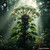Heracleum Mantegazzianum sugar spheres in precise orb form for energetic homeopathic (nonmedical) remedy display and storage