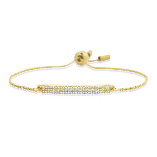 Signature Pave Bar Bracelet [JBOTH0469]