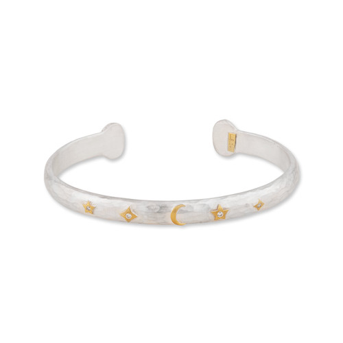 Stockholm Moon Stars Cuff Bracelet [JBBAC0477]