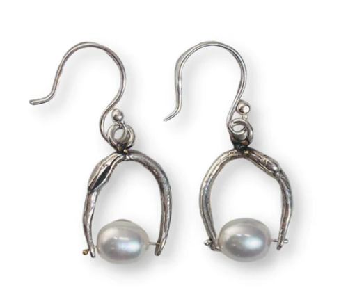 Twig Pearl Earrings [JEOTH0817]