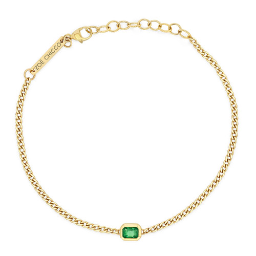 Emerald Bezel Bracelet [JBOTH1412]