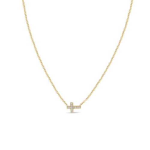 Diamond Cross Necklace [JNPEN1277]