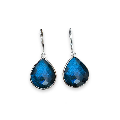 Blue Nova Labradorite Earrings [JEOTH1230]