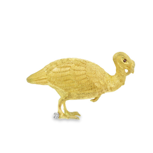 Estate Turkey Brooch [2XESJ2049]